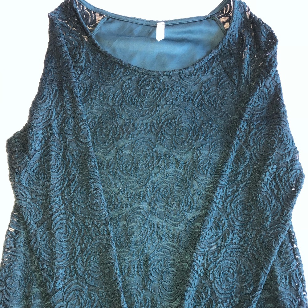 Dark green/teal PinkBlush Maternity dress